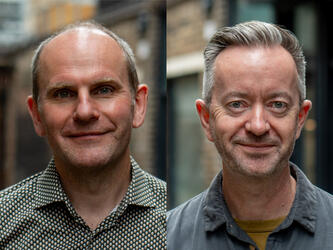 Ian Wright and Kevin Thompson